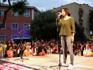 Manifestaci&oacute; contra la viol&egrave;ncia de l'Estat. Pre-commemoraci&oacute; de l'1-O