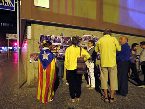 Manifestaci&oacute; contra la viol&egrave;ncia de l'Estat. Pre-commemoraci&oacute; de l'1-O