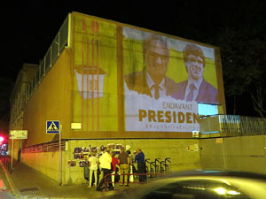 Manifestaci&oacute; contra la viol&egrave;ncia de l'Estat. Pre-commemoraci&oacute; de l'1-O
