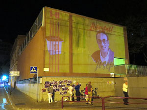 Manifestaci&oacute; contra la viol&egrave;ncia de l'Estat. Pre-commemoraci&oacute; de l'1-O