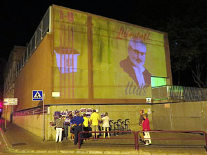 Manifestaci&oacute; contra la viol&egrave;ncia de l'Estat. Pre-commemoraci&oacute; de l'1-O