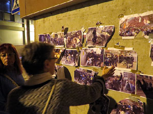 Manifestaci&oacute; contra la viol&egrave;ncia de l'Estat. Pre-commemoraci&oacute; de l'1-O