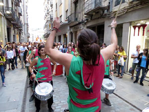 Manifestaci&oacute; contra la viol&egrave;ncia de l'Estat. Pre-commemoraci&oacute; de l'1-O