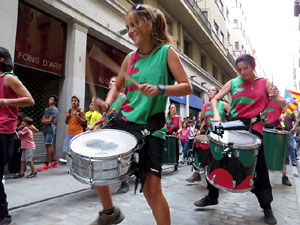 Manifestaci&oacute; contra la viol&egrave;ncia de l'Estat. Pre-commemoraci&oacute; de l'1-O