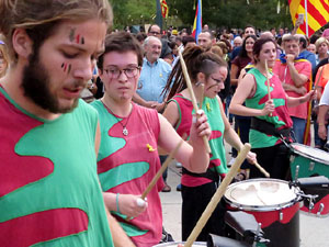 Manifestaci&oacute; contra la viol&egrave;ncia de l'Estat. Pre-commemoraci&oacute; de l'1-O