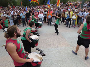 Manifestaci&oacute; contra la viol&egrave;ncia de l'Estat. Pre-commemoraci&oacute; de l'1-O