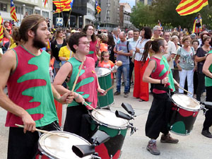 Manifestaci&oacute; contra la viol&egrave;ncia de l'Estat. Pre-commemoraci&oacute; de l'1-O