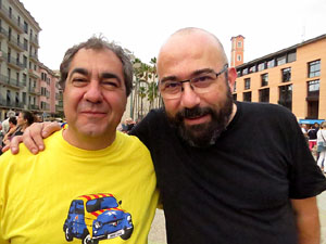 Manifestaci&oacute; contra la viol&egrave;ncia de l'Estat. Pre-commemoraci&oacute; de l'1-O