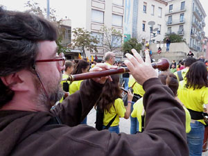 Manifestaci&oacute; contra la viol&egrave;ncia de l'Estat. Pre-commemoraci&oacute; de l'1-O