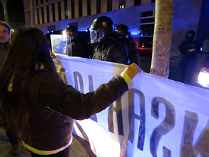 Manifestaci&oacute; pel trasllat dels presos pol&iacute;tics a Madrid pel judici de l'1-O