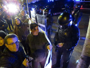 Manifestaci&oacute; pel trasllat dels presos pol&iacute;tics a Madrid pel judici de l'1-O