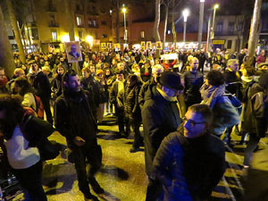 Manifestaci&oacute; pel trasllat dels presos pol&iacute;tics a Madrid pel judici de l'1-O