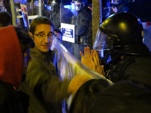 Manifestaci&oacute; pel trasllat dels presos pol&iacute;tics a Madrid pel judici de l'1-O