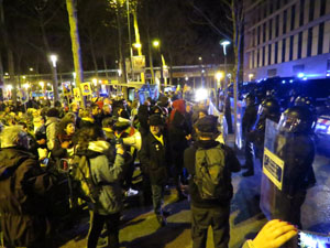 Manifestaci&oacute; pel trasllat dels presos pol&iacute;tics a Madrid pel judici de l'1-O