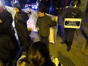 Manifestaci&oacute; pel trasllat dels presos pol&iacute;tics a Madrid pel judici de l'1-O