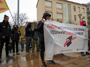 Marxa Groga pels Drets Civils i Nacionals. Concentraci&oacute; a la pla&ccedil;a de l'U d'octubre de 2017