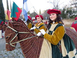 La Cavalcada de Reis 2019. El campament reial als Jardins de la Muralla