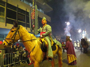 La Cavalcada de Reis 2019. Desfilada pels carrers de la ciutat, fins la pla&ccedil;a del Vi