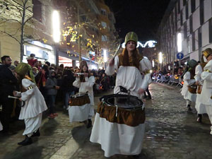La Cavalcada de Reis 2019. Desfilada pels carrers de la ciutat, fins la pla&ccedil;a del Vi
