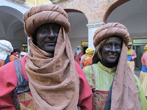 La Cavalcada de Reis 2019. La precavalcada des de la Merc&egrave; pels carrers de Girona