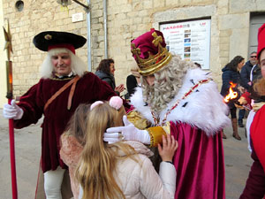 La Cavalcada de Reis 2019. La precavalcada des de la Merc&egrave; pels carrers de Girona