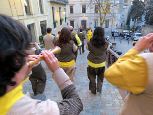 La Cavalcada de Reis 2019. La precavalcada des de la Merc&egrave; pels carrers de Girona