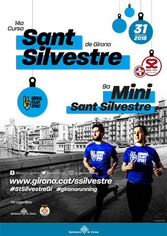 Cartell de la XIV Cursa de Sant Silvestre