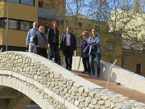 El pont del Dimoni de Santa Eugènia de Ter. Visita de final d'obra