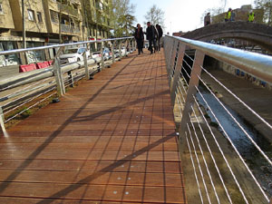 El pont del Dimoni de Santa Eugènia de Ter. Visita de final d'obra