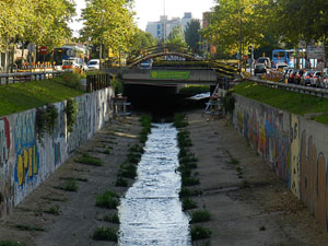 Procés de reconstrucció del pont del Dimoni de Santa Eugènia de Ter