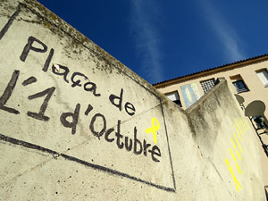 Actes a Girona en commemoraci&oacute; de l'1-O