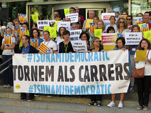 Actes a Girona en commemoraci&oacute; de l'1-O