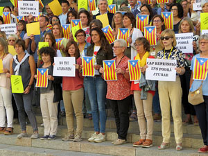Actes a Girona en commemoraci&oacute; de l'1-O