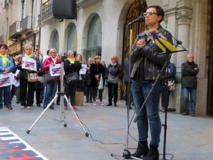 Concentraci&oacute; a la pla&ccedil;a del Vi per la independ&egrave;ncia i la llibertat dels presos pol&iacute;tics