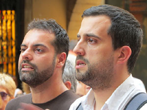 Concentraci&oacute; a la pla&ccedil;a del Vi per la independ&egrave;ncia i la llibertat dels presos pol&iacute;tics