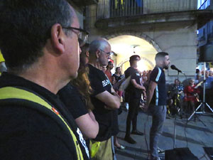 Concentraci&oacute; a la pla&ccedil;a del Vi per la independ&egrave;ncia i la llibertat dels presos pol&iacute;tics