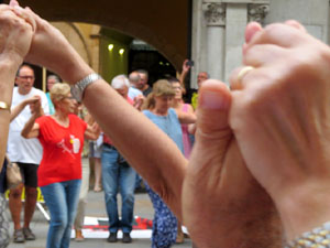 Concentraci&oacute; a la pla&ccedil;a del Vi per la independ&egrave;ncia i la llibertat dels presos pol&iacute;tics