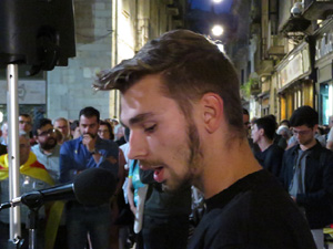 Concentració a la plaça del Vi per la independència i la llibertat dels presos polítics