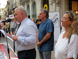Concentraci&oacute; a la pla&ccedil;a del Vi per la independ&egrave;ncia i la llibertat dels presos pol&iacute;tics