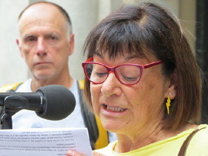 Concentraci&oacute; a la pla&ccedil;a del Vi per la independ&egrave;ncia i la llibertat dels presos pol&iacute;tics