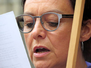 Concentració a la plaça del Vi per la independència i la llibertat dels presos polítics