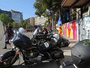 Concentraci&oacute; de Motards Independentistes per commemorar el II Memorial de l'1-O