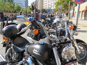Concentraci&oacute; de Motards Independentistes per commemorar el II Memorial de l'1-O