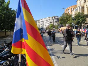 Concentraci&oacute; de Motards Independentistes per commemorar el II Memorial de l'1-O