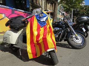 Concentraci&oacute; de Motards Independentistes per commemorar el II Memorial de l'1-O