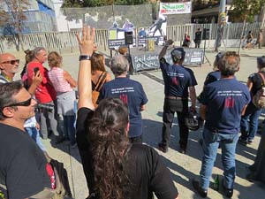 Concentraci&oacute; de Motards Independentistes per commemorar el II Memorial de l'1-O