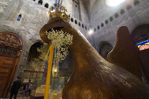 L'&Agrave;liga a l'interior de la nau de la Catedral