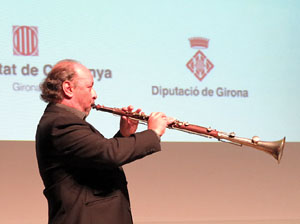 Diada Nacional 2019. Acte institucional a l'Auditori Josep Irla, amb parlaments de Marta Madrenas, Miquel Noguer i Pere Vila