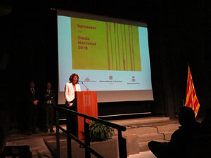 Diada Nacional 2019. Acte institucional a l'Auditori Josep Irla, amb parlaments de Marta Madrenas, Miquel Noguer i Pere Vila