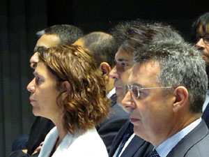 Diada Nacional 2019. Acte institucional a l'Auditori Josep Irla, amb parlaments de Marta Madrenas, Miquel Noguer i Pere Vila